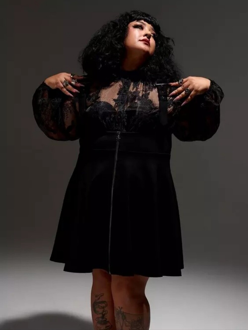 TORRID Nightfall Embroidered Sheer Mesh Blouse In 5 (28)